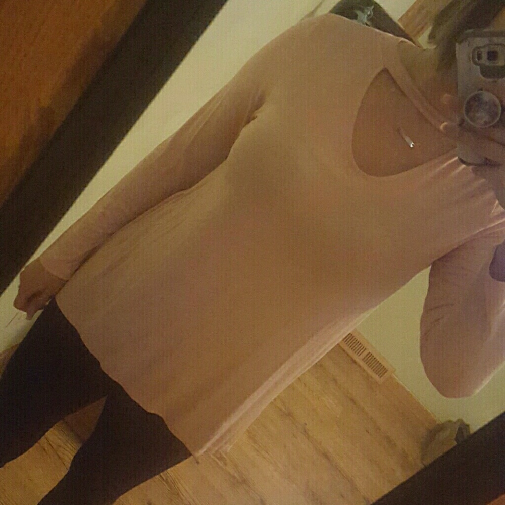 Mock Choker tunic/ tee